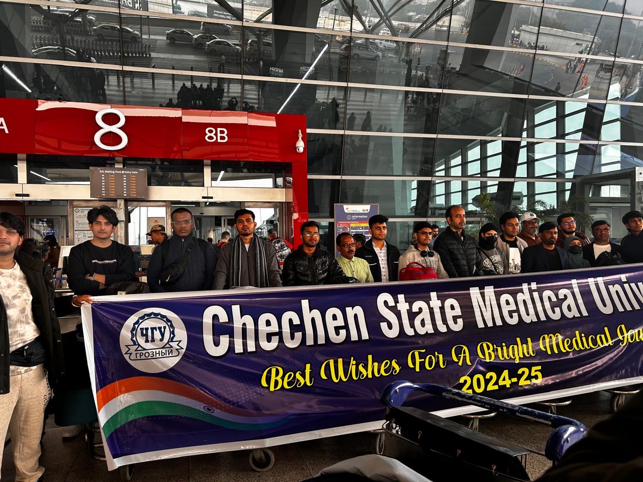 Students at Airport